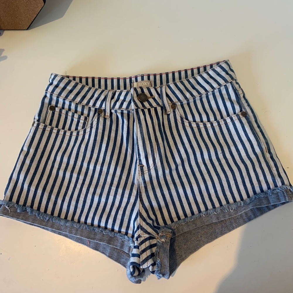 Striped Roxy shorts